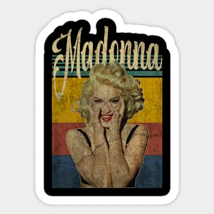 Madonna // Vintage Retro Style // Sticker